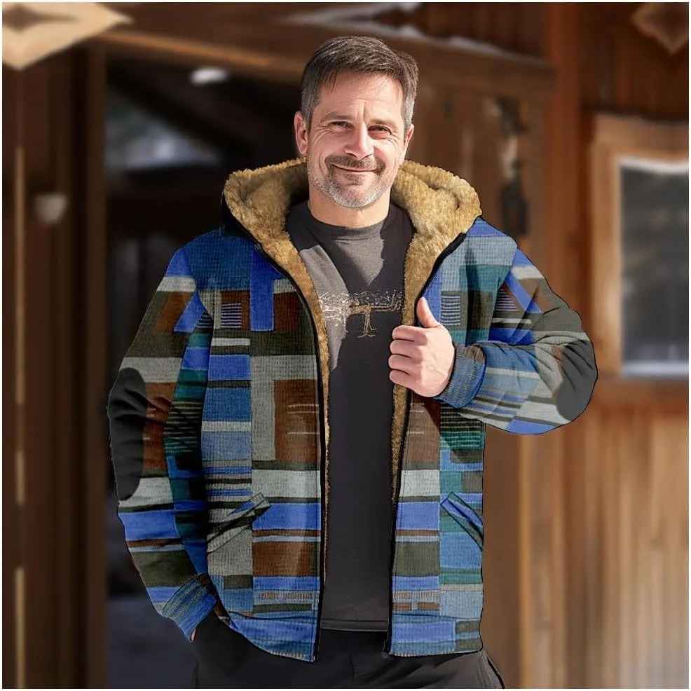 Men's Casual Sweatshirts Coats Long Sleeve Zipper Hooded Soft Elegant Coat Outdoor Jacket for Men