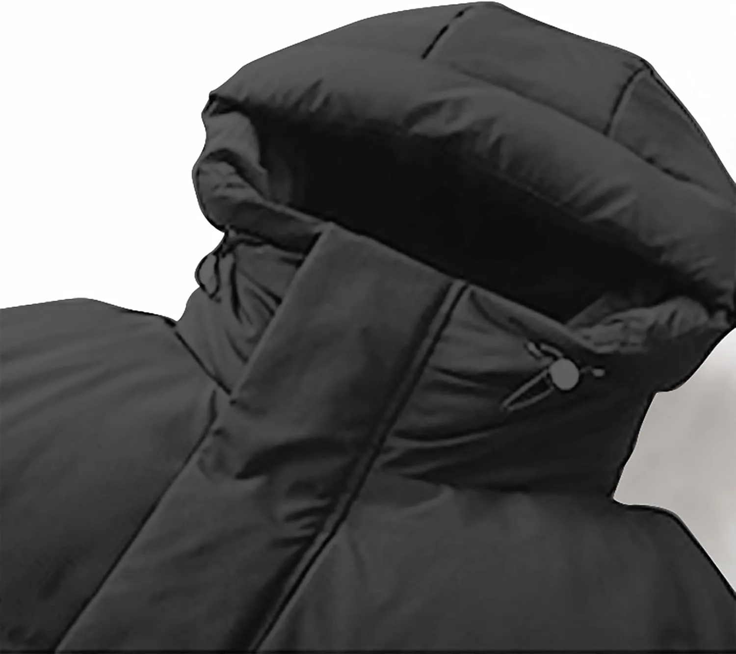 Men's Extra Long Parka Winter Coats Hooded Puffer Jacket Heavy Warm Water Resistant Outerwear For Cold Weather