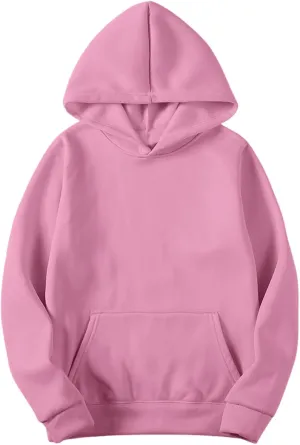 Men's Fleece Hoodies Pullover 2024 Casual Cotton Hooded Collar Sweatshirts Ultra Soft Long Sleeve Shirts with Pocket