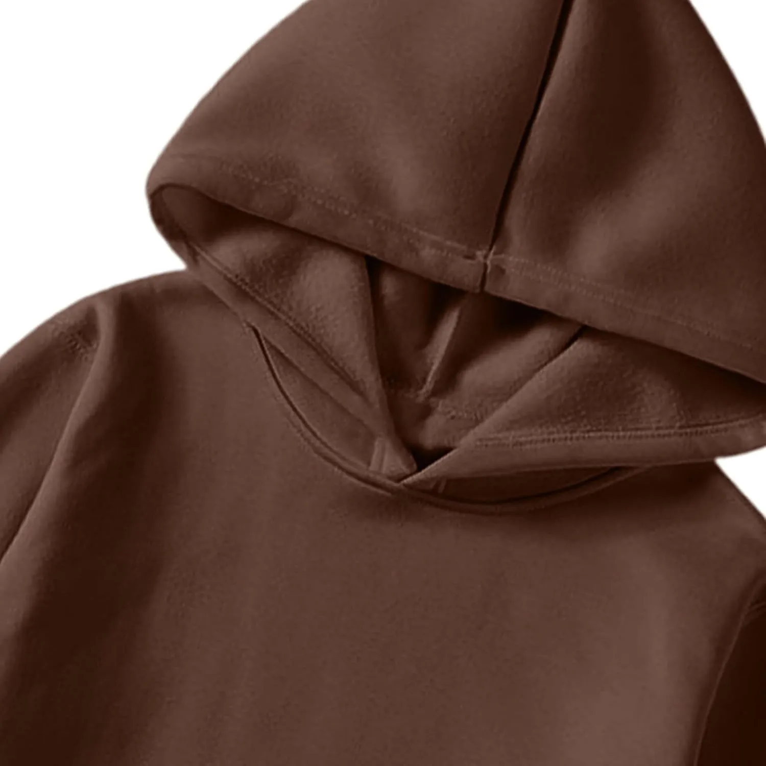 Men's Fleece Hoodies Pullover 2024 Casual Cotton Hooded Collar Sweatshirts Ultra Soft Long Sleeve Shirts with Pocket