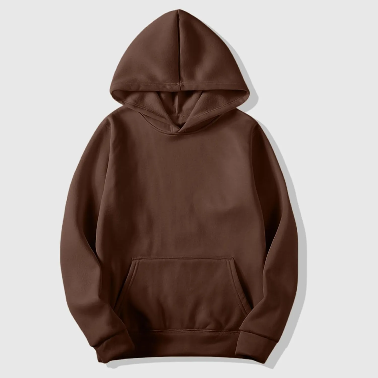 Men's Fleece Hoodies Pullover 2024 Casual Cotton Hooded Collar Sweatshirts Ultra Soft Long Sleeve Shirts with Pocket