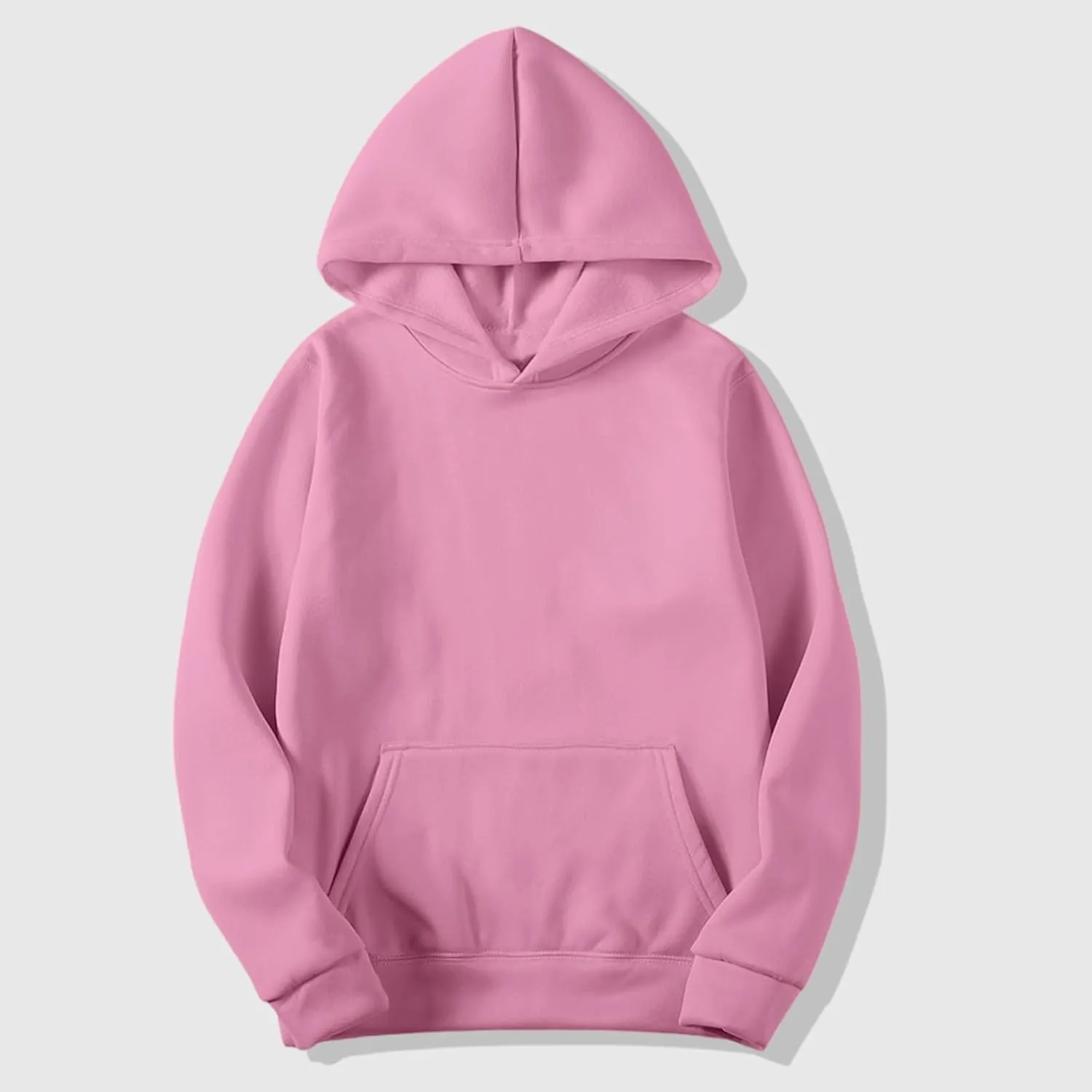 Men's Fleece Hoodies Pullover 2024 Casual Cotton Hooded Collar Sweatshirts Ultra Soft Long Sleeve Shirts with Pocket