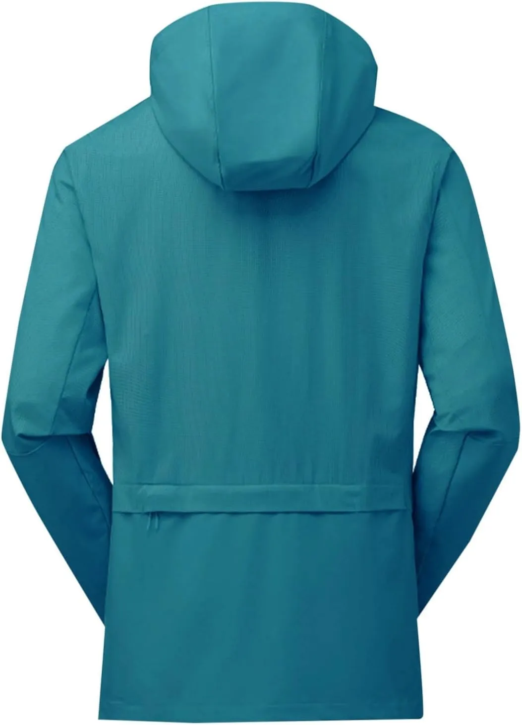 Men's Jackets Lightweight Fashion Long Sleeve Solid Color Zipper Hooded Jacket Classic Breathable Outdoor Jacket