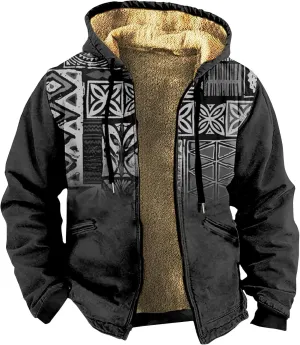 Men's Loose Novelty Coats Long Sleeve Zipper Hooded Soft Elegant Coat Climbing Jacket for Men