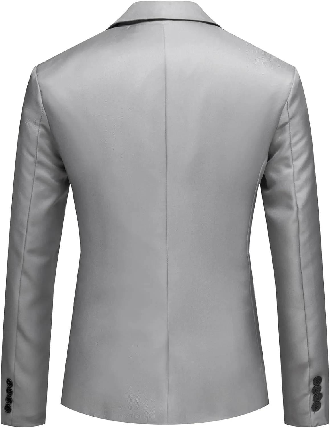 Mens Slim Fit Peak Lapel Blazer Suit Jacket, Lightweight Sports Coat and Dress Jacket, Single Button for Casual Daily Wear