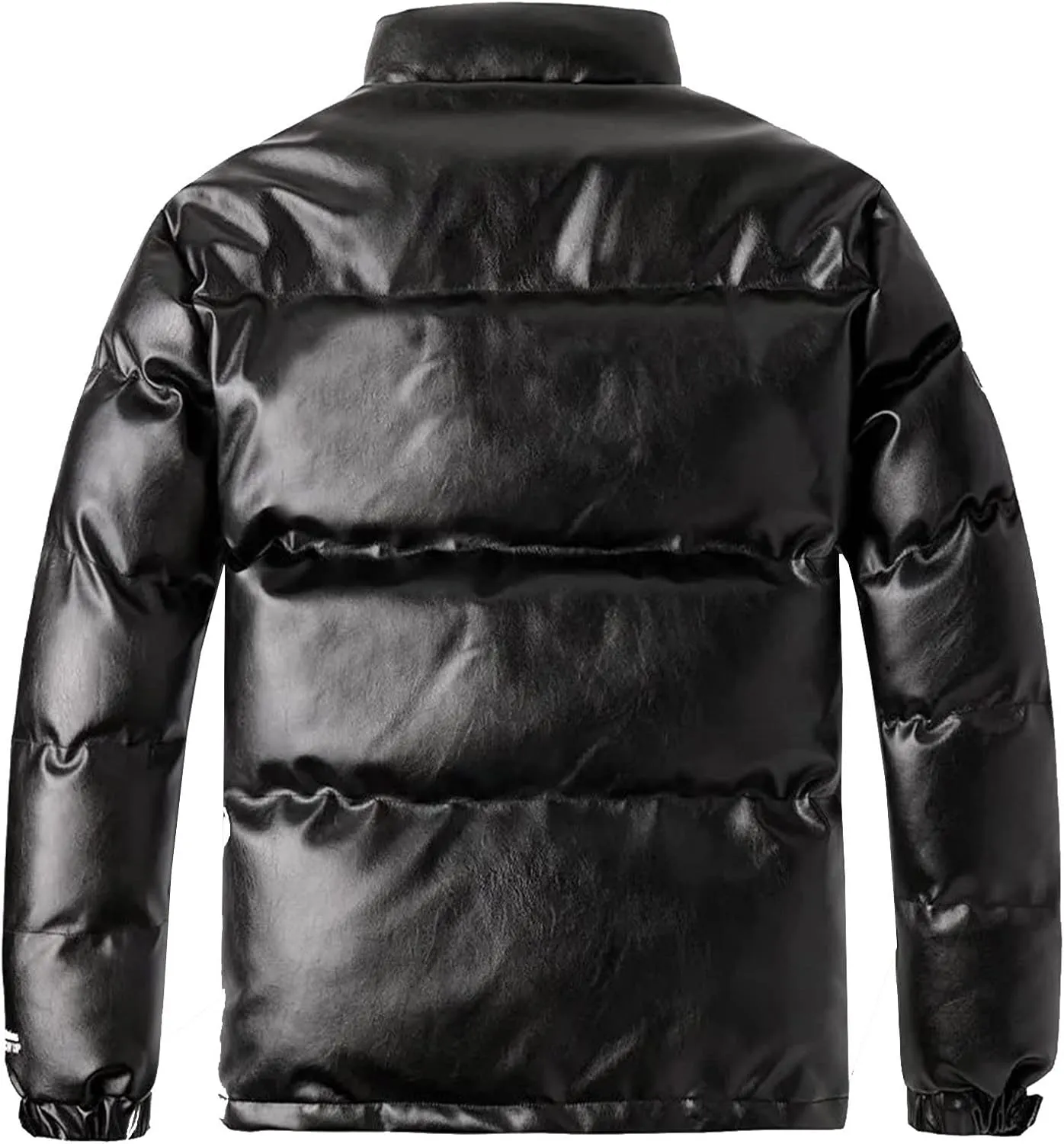 Men's Solid Color Jacket Zipper Stand-up Collar Long Sleeved Hooded Cotton Jacket Chambray Utility Jacket