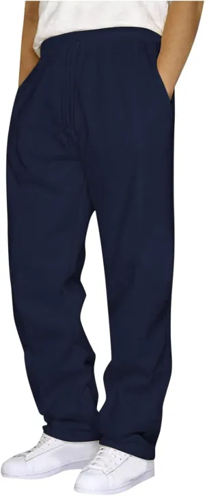 Mens Sweatpants Relaxed Fit Fashion Casual Trendy 2025 Straight Leg Pants Elastic Waist Sports Vacation Pants