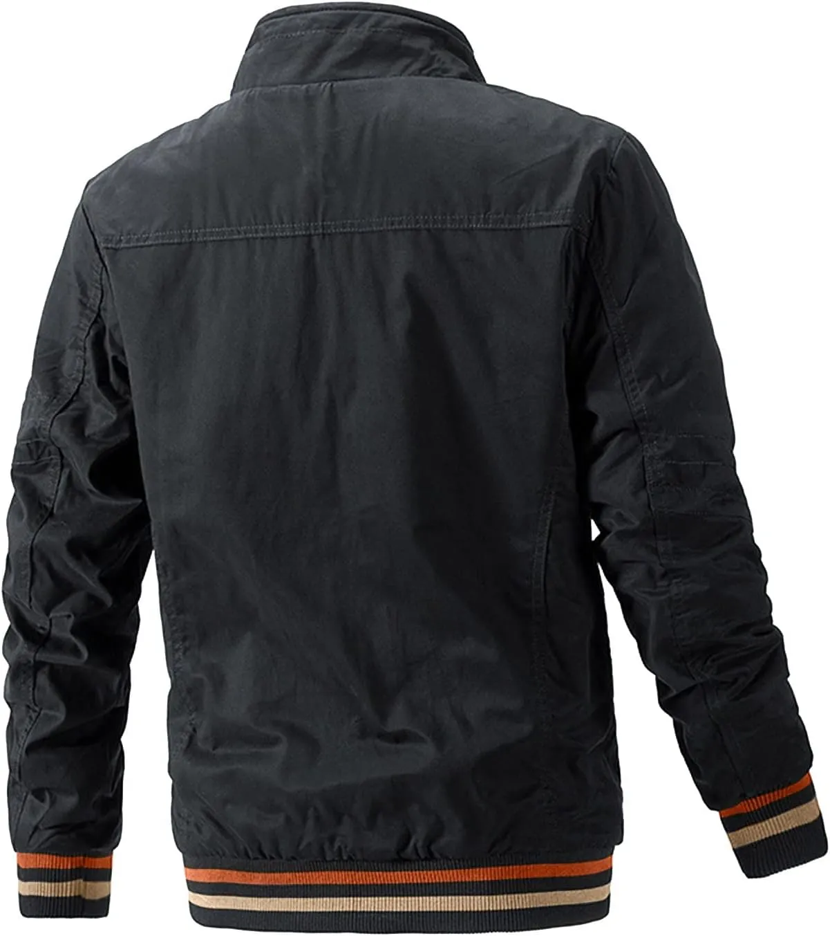 Men's Windbreaker Jacket Big and Tall Lightweight Stylish Reversible Jackets Casual Full Zip Up Work Dress Business, XL-5XL