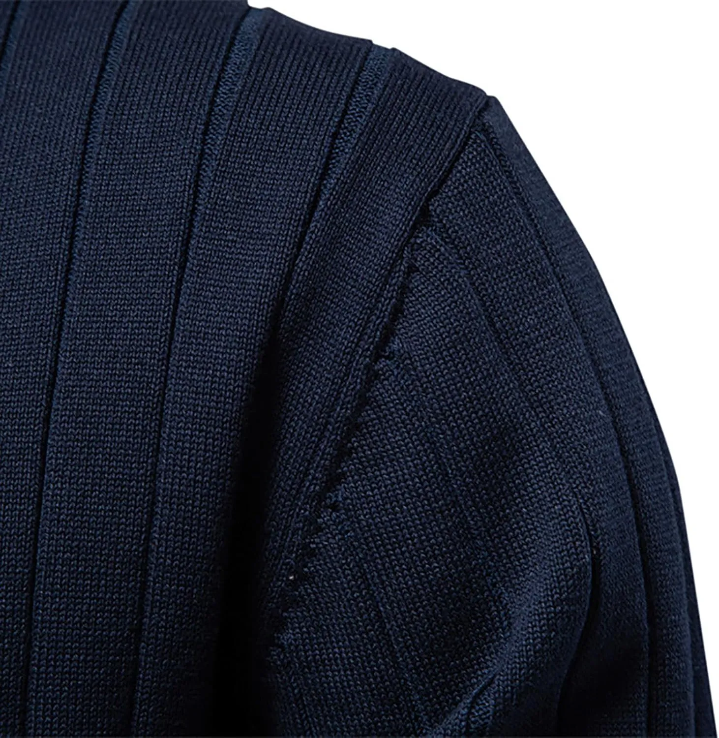 Muscularfit Men's Cable Knit Cardigan Sweaters Button Up Cotton Casual Cardigans Lightweight Long Sleeve V Neck Winter Coats