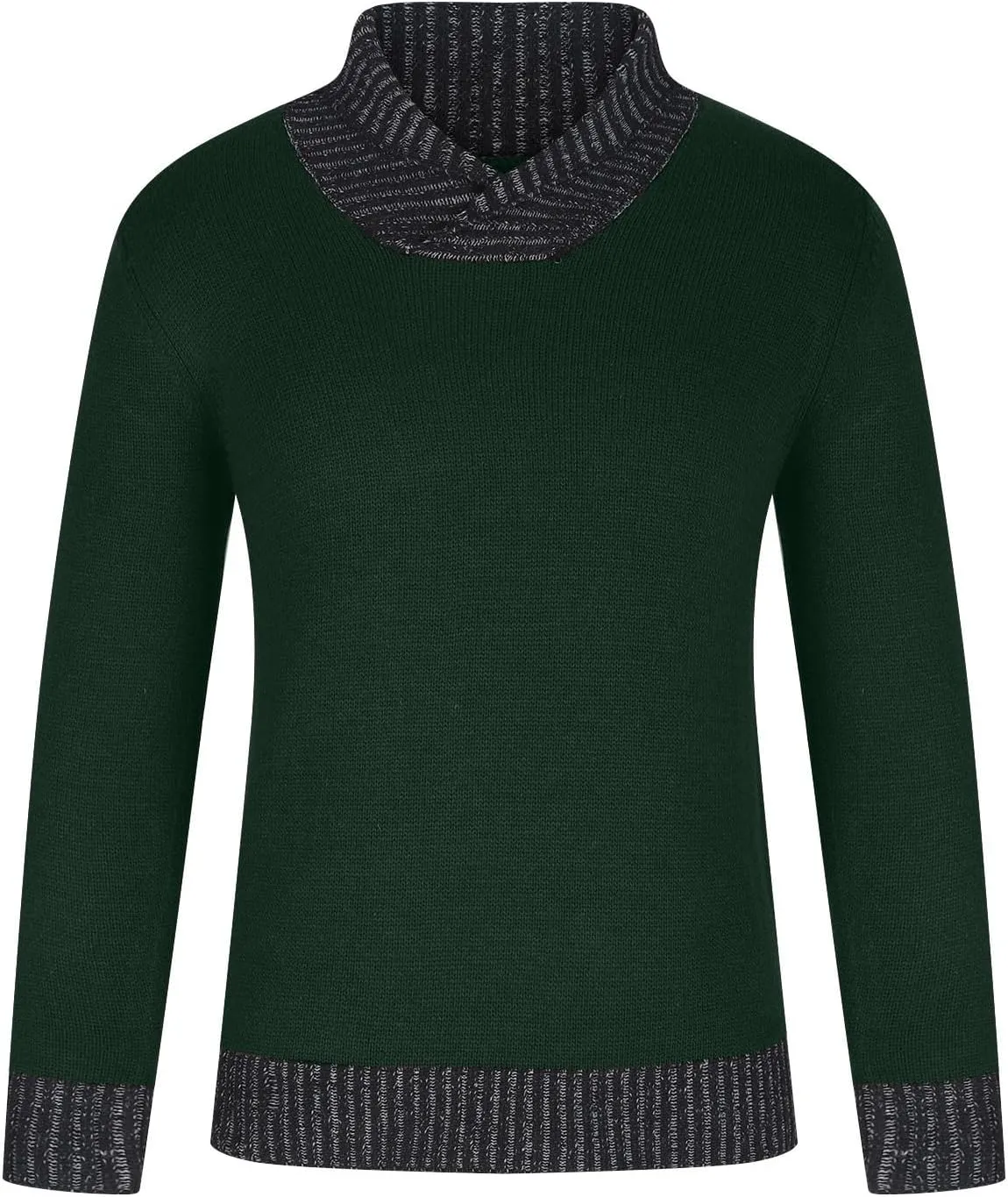 Muscularfit Men's V Neck Sweaters Pullover Long Sleeve Design Lightweight Knitted Sweaters Business Casual Pullover Sweater