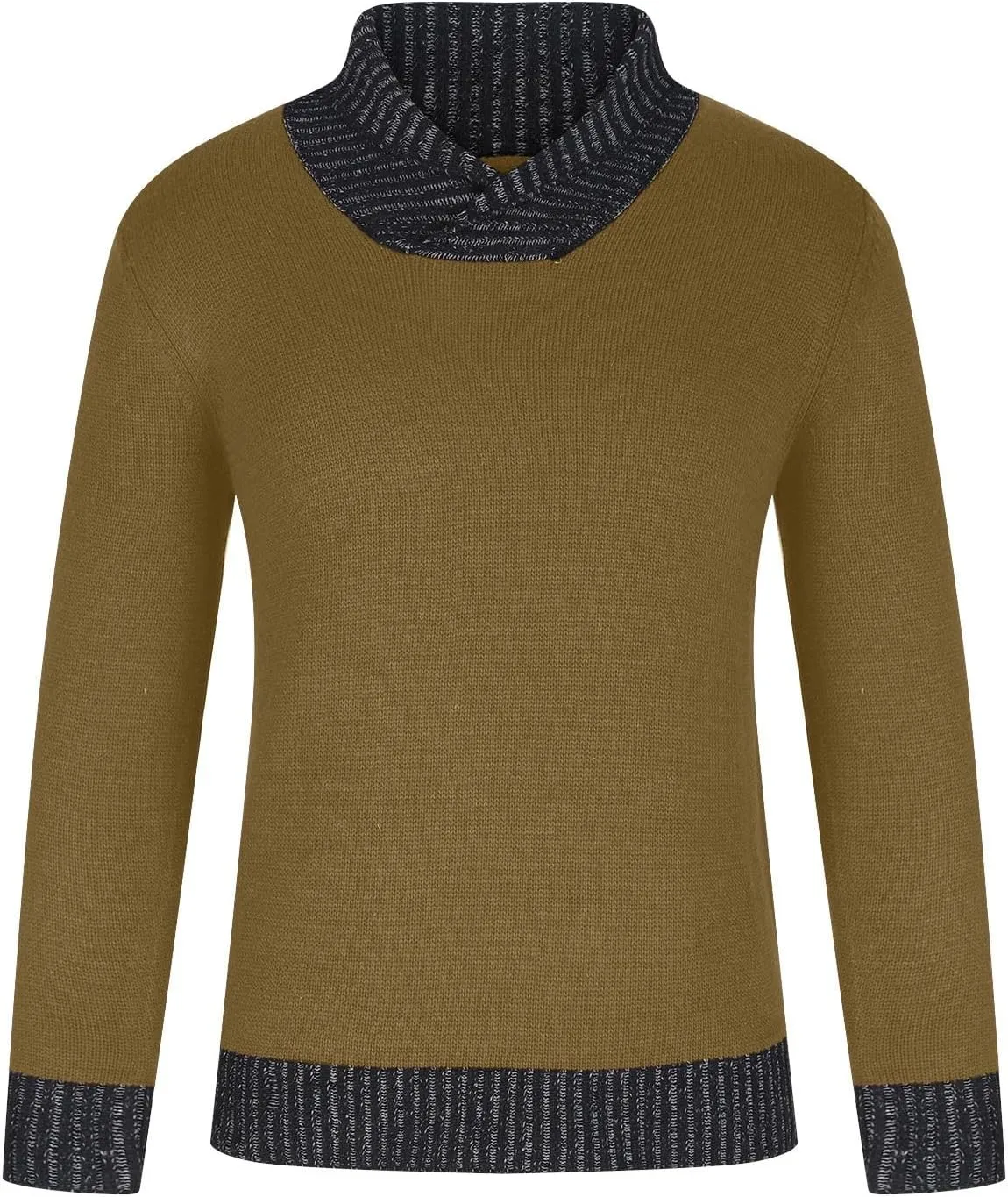 Muscularfit Men's V Neck Sweaters Pullover Long Sleeve Design Lightweight Knitted Sweaters Business Casual Pullover Sweater
