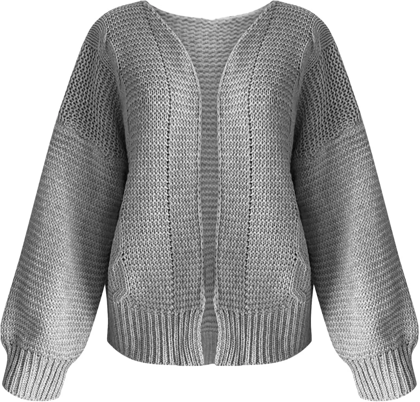 Oversized Chunky Cardigans for Women Trendy Cable Knit Open Fornt Sweaters Casual Loose Long Sleeve Cardigan Sweaters