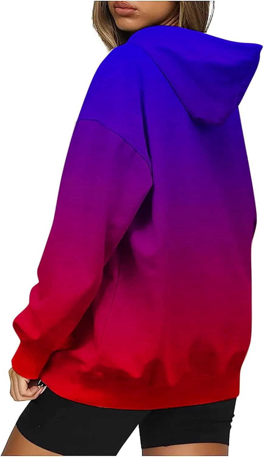 Oversized Hoodies For Women Long Sleeve Drawstring Pullover Sweatshirts Fashion Casual Sweaters Winter Outfits 2024