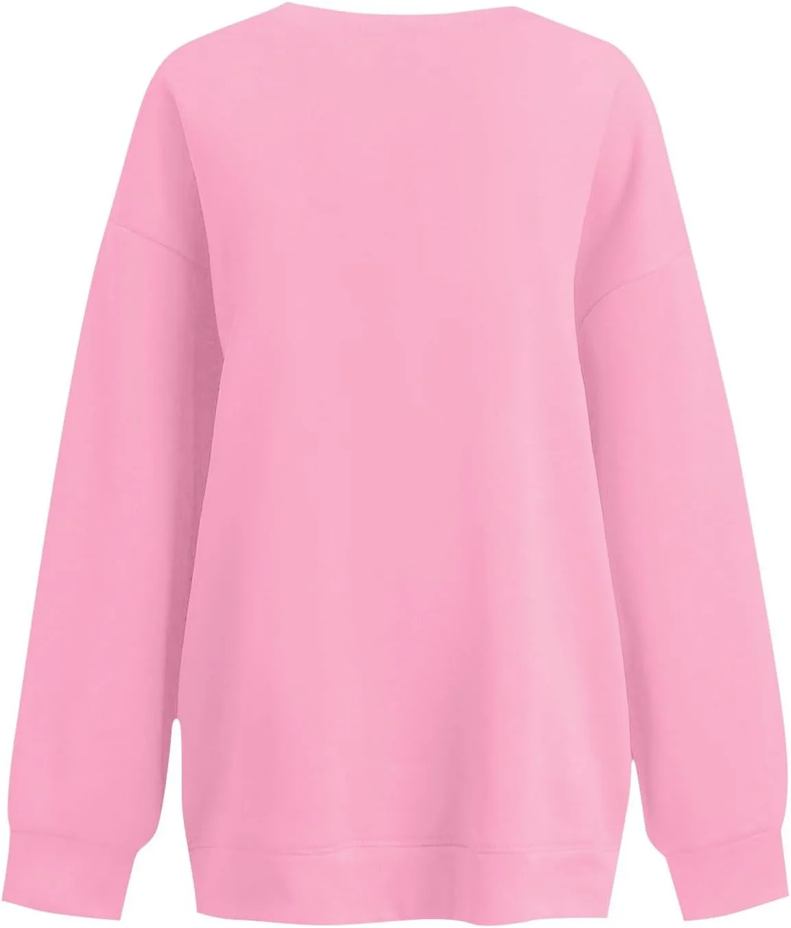 Oversized Sweatshirt For Women,2024 Fall Casual Crewneck Pullover Sweatshirt Soft Comfy Fleece Long Sleeve Sweatshirt