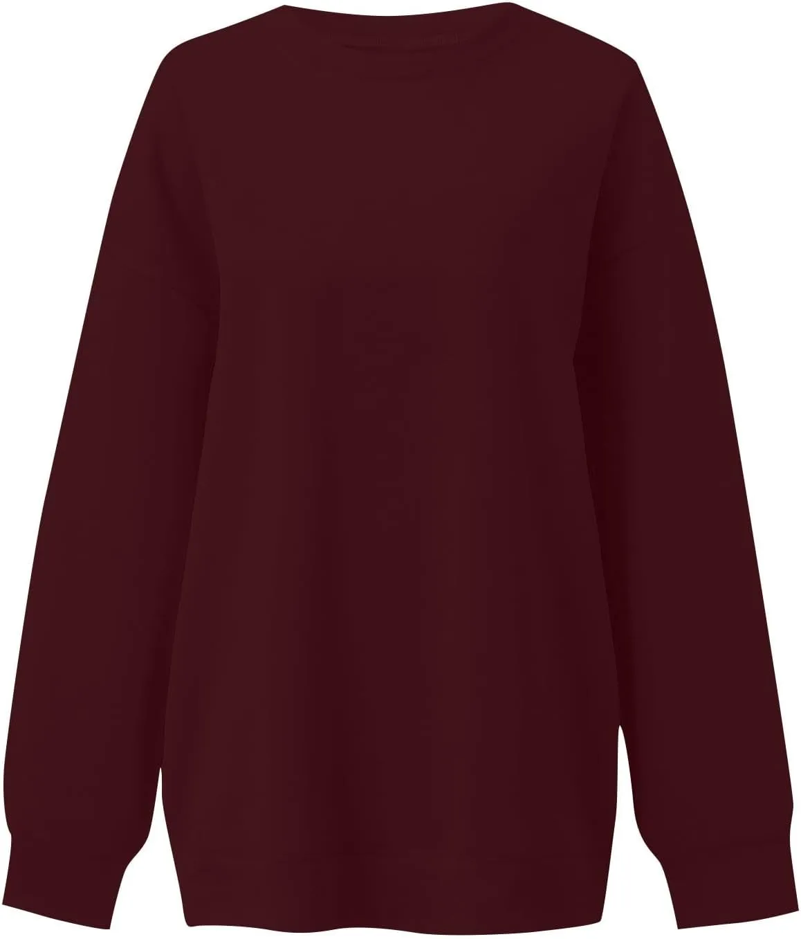 Oversized Sweatshirt For Women,2024 Fall Casual Crewneck Pullover Sweatshirt Soft Comfy Fleece Long Sleeve Sweatshirt