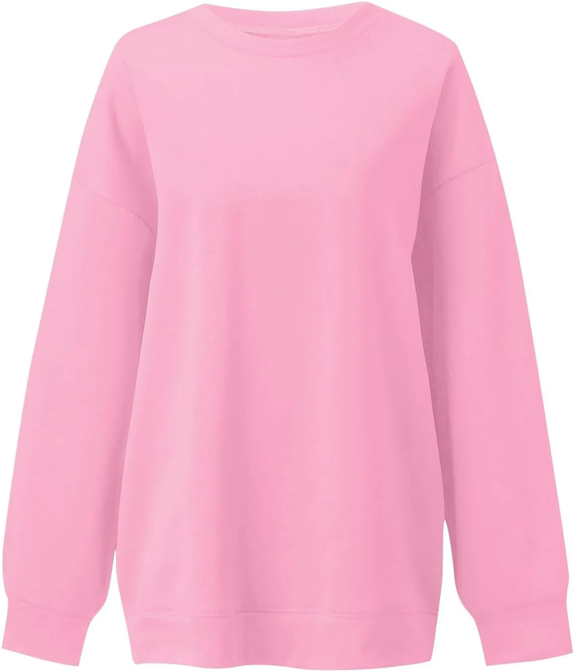 Oversized Sweatshirt For Women,2024 Fall Casual Crewneck Pullover Sweatshirt Soft Comfy Fleece Long Sleeve Sweatshirt