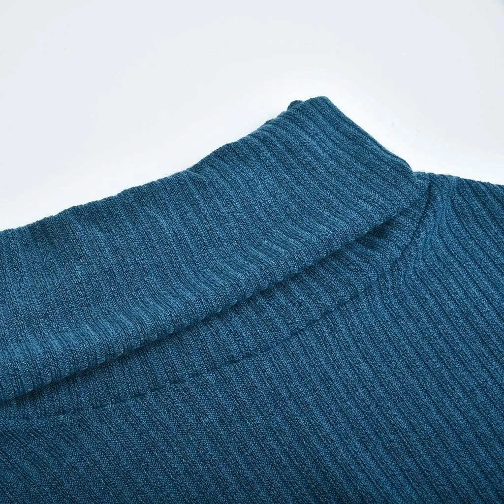 Sweaters for Women Trendy 2023 Fall Fashion Knitted Tops Plus Size Long Sleeve High Neck Pullover Sweaters