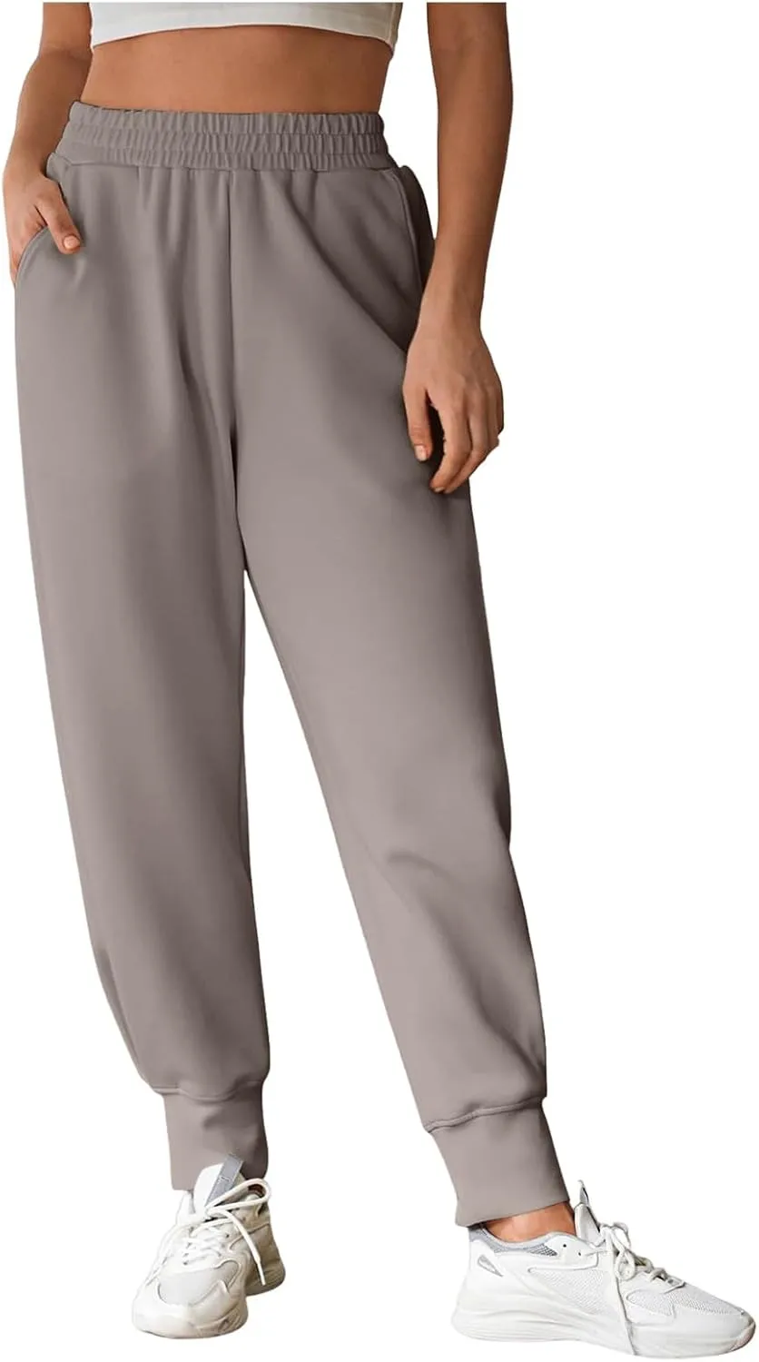 Sweatpants Women Joggers Pants Ultral Soft Comfy Sweat Pants Running Athletic Lounge Relaxed Fit Tapered Leg with Pockets