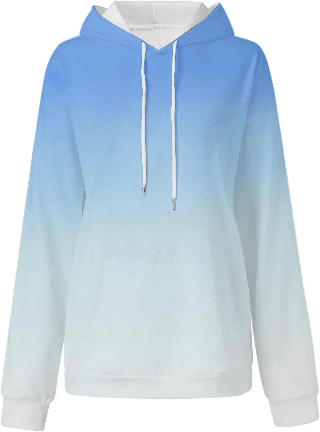 Tie-Dye Hoodies for Women Drawstring Sweatshirt Pullover Tops Oversized Casual Hooded Sweatshirt 2024 Trendy Sweater