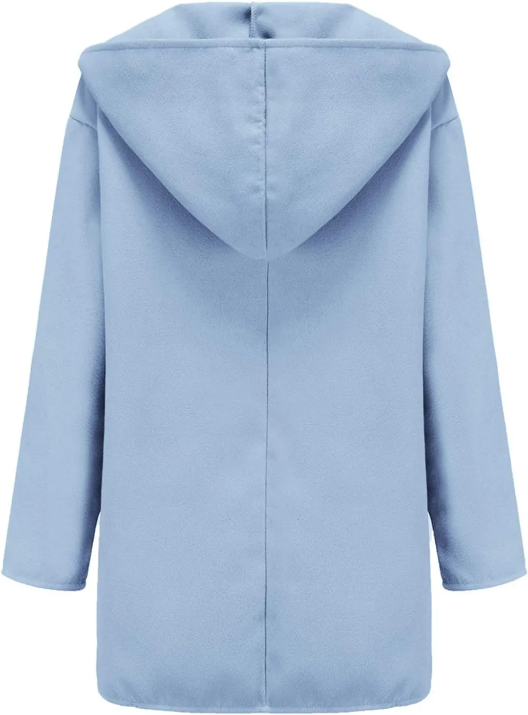 Trench Coat for Women 2024 Fuzzy Jacket Loose Fitting Warm Winter Outwear Fashion Lapel Jacket Coats Long Coat Women