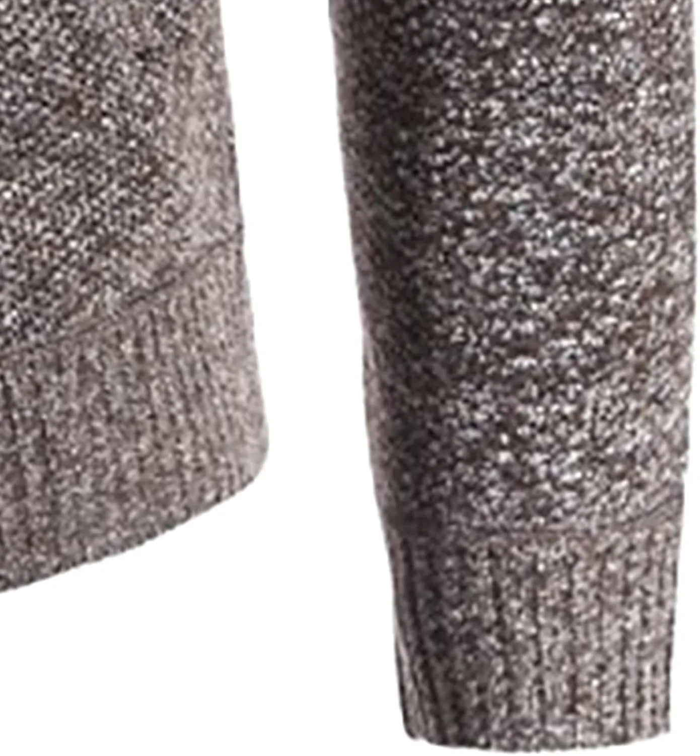 tuduoms Mens Full Zip Cardigan Thick Fleece Lined Sweater Coats Warm Winter Color Block Thermal Sweatshirts Jackets Pocket