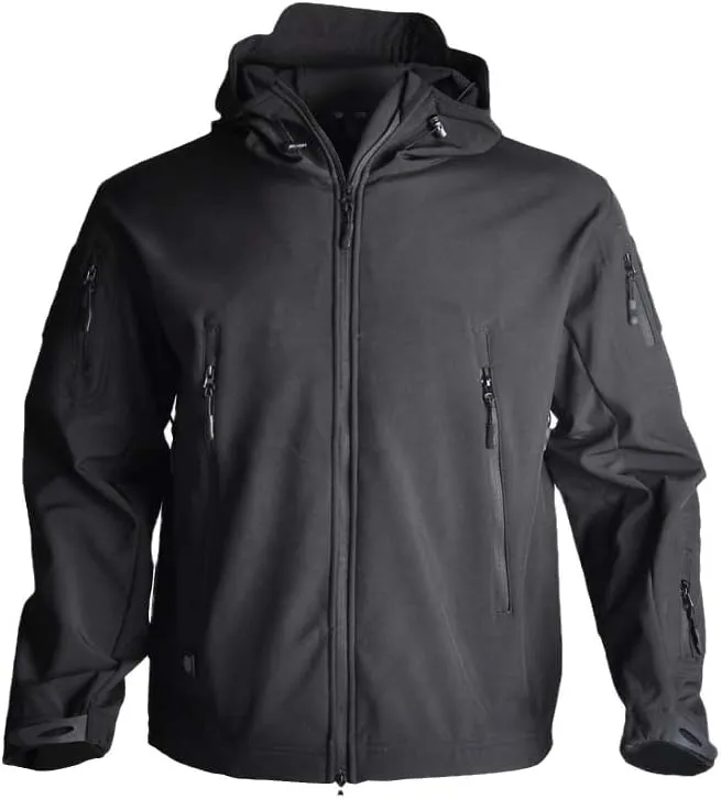 USTZFTBCL Men's Soft Shell Tactical Military Jacket:Waterproof,Windbreaker,Camo Field Bomber Design