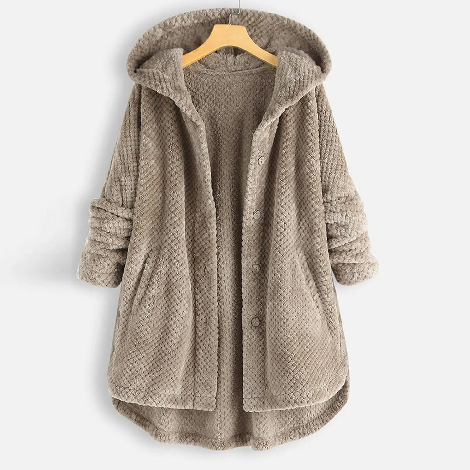 Women Fashion Color Block Faux Shearling Coat Plus Size Women Women'S Coat Womens Sherps Jacket Womens Fleece Zip Up
