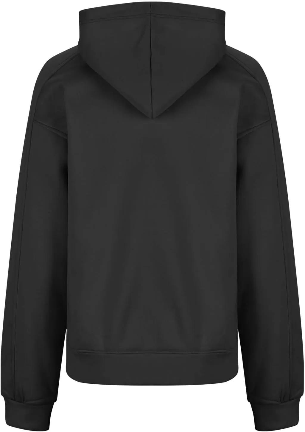 Womens Basic Cropped Hoodies Mock Neck Fleece Lined Sweatshirts Fall Winter Casual Long Sleeve Hooded Pullover Tops
