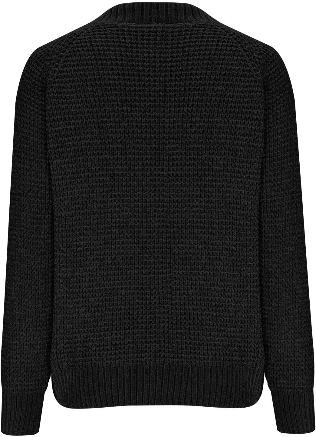 Women's Cable Knit Zipper Sweater Open Front Cardigans Outwear Coat Crewneck Long Sleeve Knitted Jacket Coats