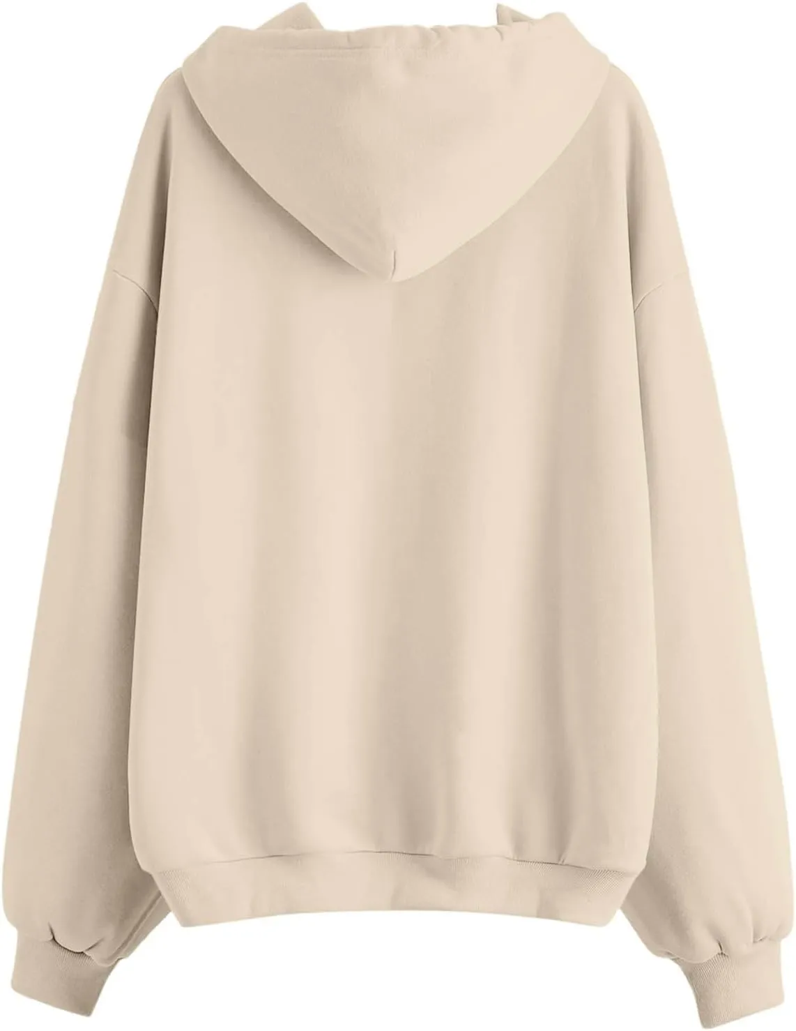 Womens Casual Zip Up Hoodies Soft Comfy Fleece Sweatshirts Loose Long Sleeve Solid Pullover with Pockets 2024 Fall Suit