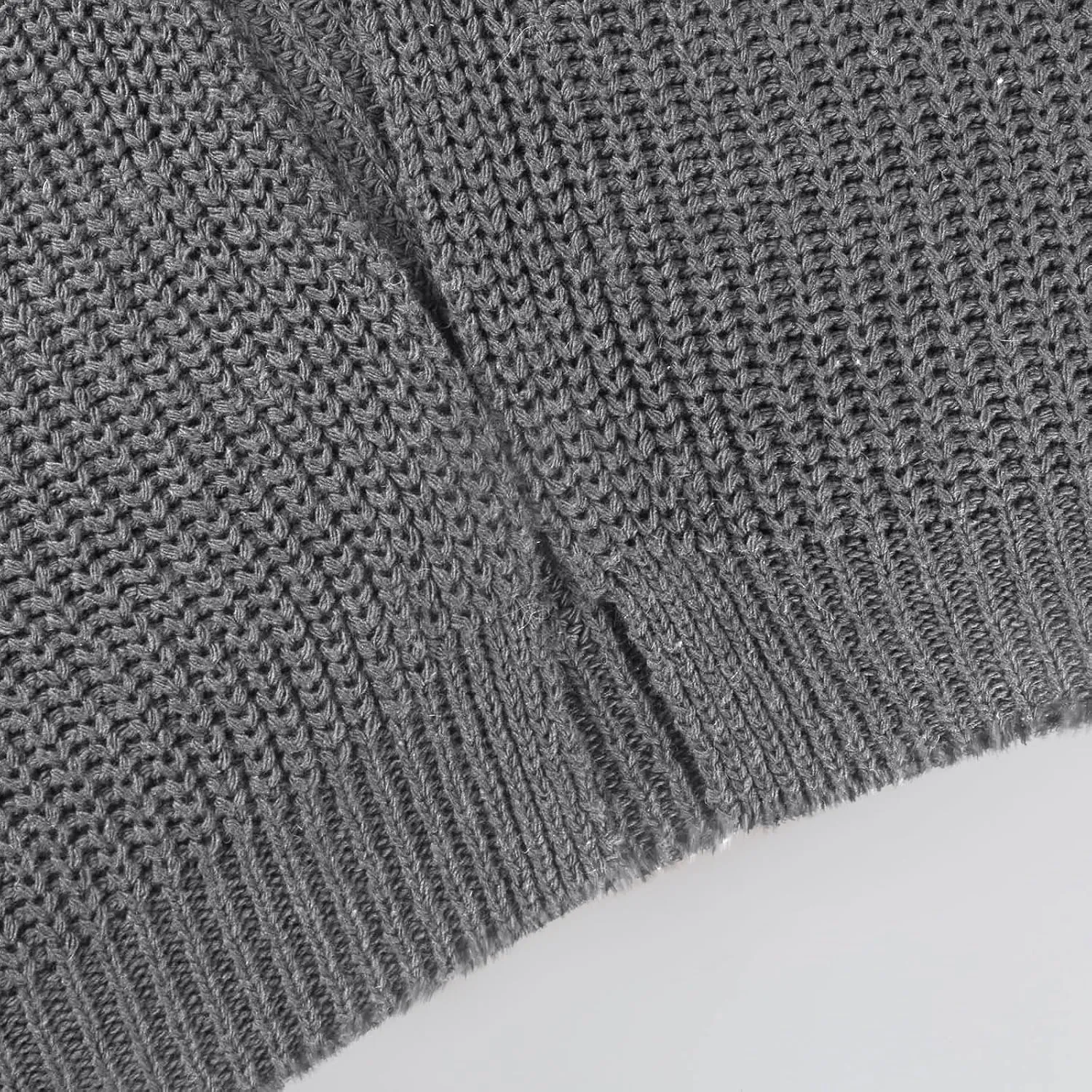 Women's Chunky Knit Open Front Sweater 2024 Fall Winter Long Sleeve Sweater Casual Lightweight Cardigan Outerwear