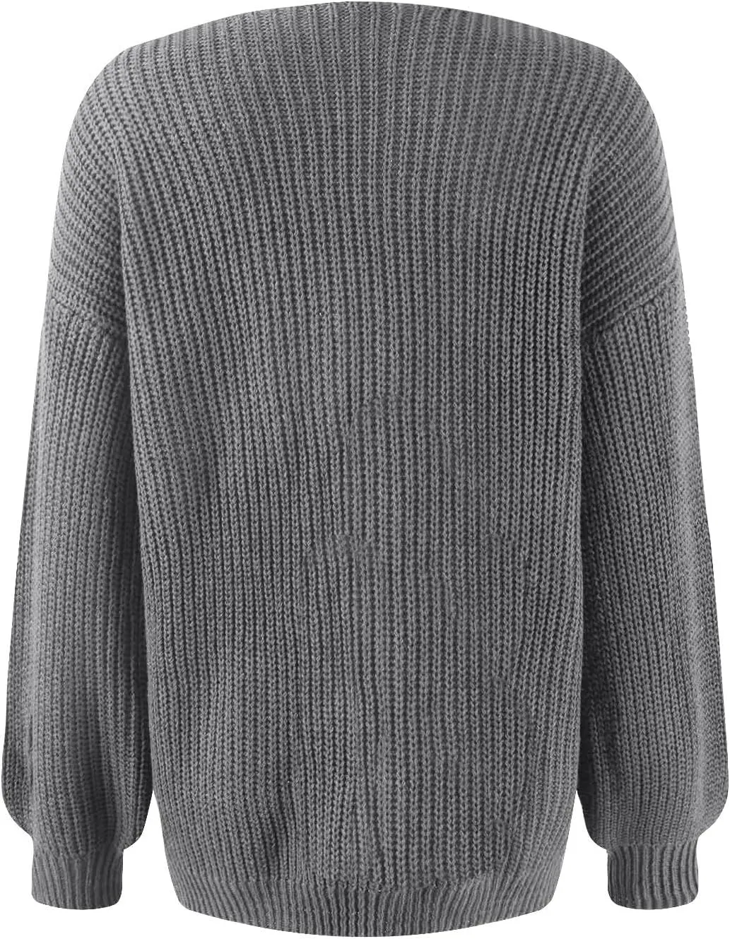 Women's Chunky Knit Open Front Sweater 2024 Fall Winter Long Sleeve Sweater Casual Lightweight Cardigan Outerwear
