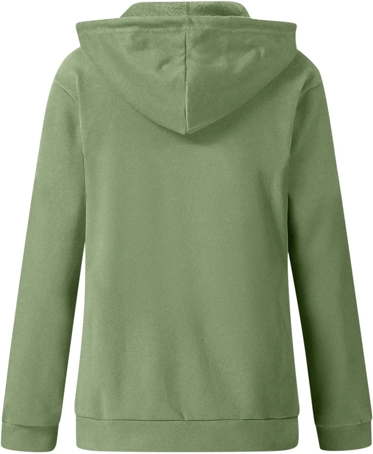 Womens Hoodies Zip Up Long Sleeve Fall Oversized Sweatshirts Fleece Soft Jacket With Pockets 2024 Fashion Clothes