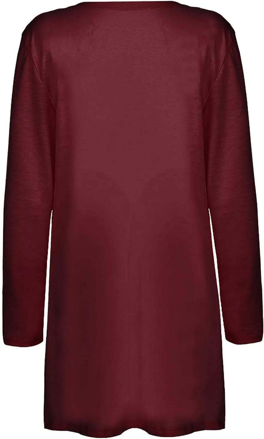 Womens Lightweight Summer Cardigan with Pockets Plus Size Long Sleeve Casual Comfy Thin Open Front Kimono Cardigans