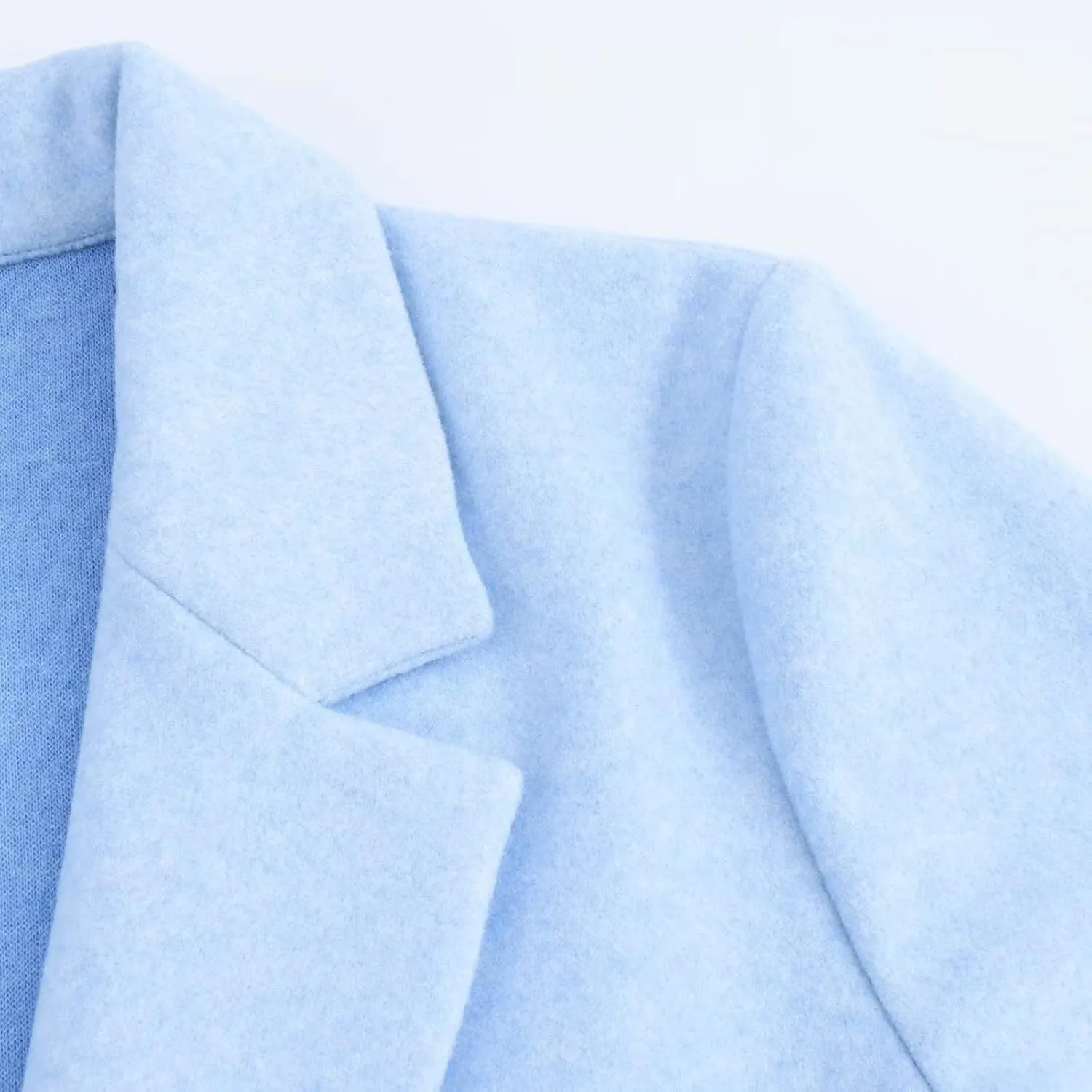 Womens Long Wool Blend Coat Notch Lapel One Button Trench Coat Midi Peacoat Outerwear Fall Winter Clothes