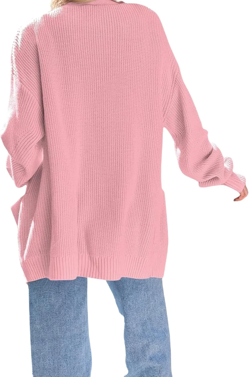 Womens Oversized Cardigans Long Sleeve Open Front Knit Sweaters Fall Trendy Jacket Clothes