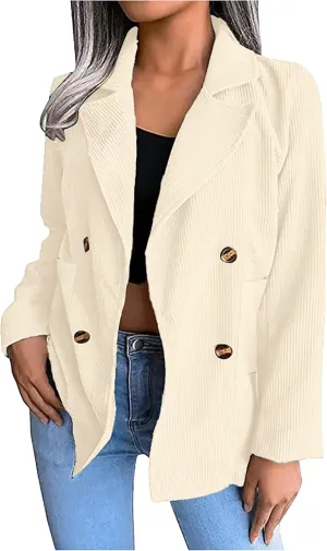 Womens Oversized Suede Jacket Casual Long Boyfriend Button Down Distressed Jean Jacket Fall Shacket Jacket