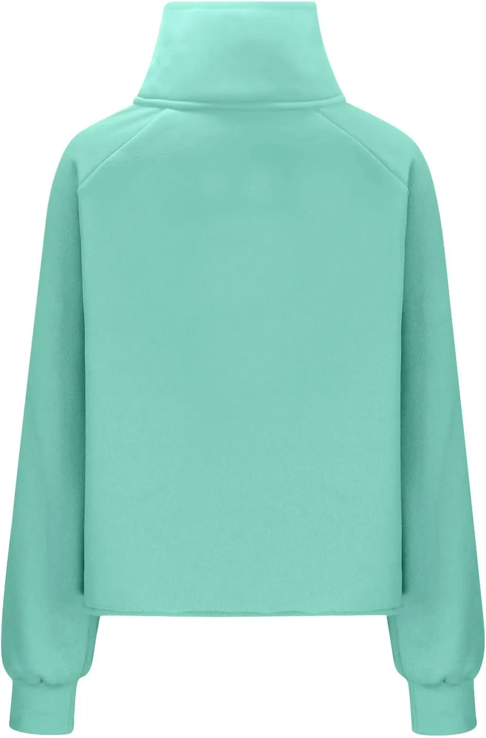 Womens Oversized Sweatshirt Half Zip Pullover Sweaters Long Sleeve Solid Color Hoodies Fall Fleece Y2K Clothes
