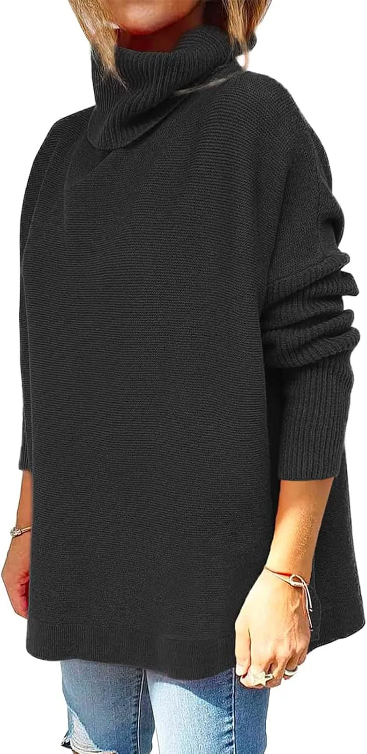 Womens Sleeve Loose Shoulder The Casual Off Pullover Long Knitted Sweater Women's Blouse Pullover Sweater Jacket