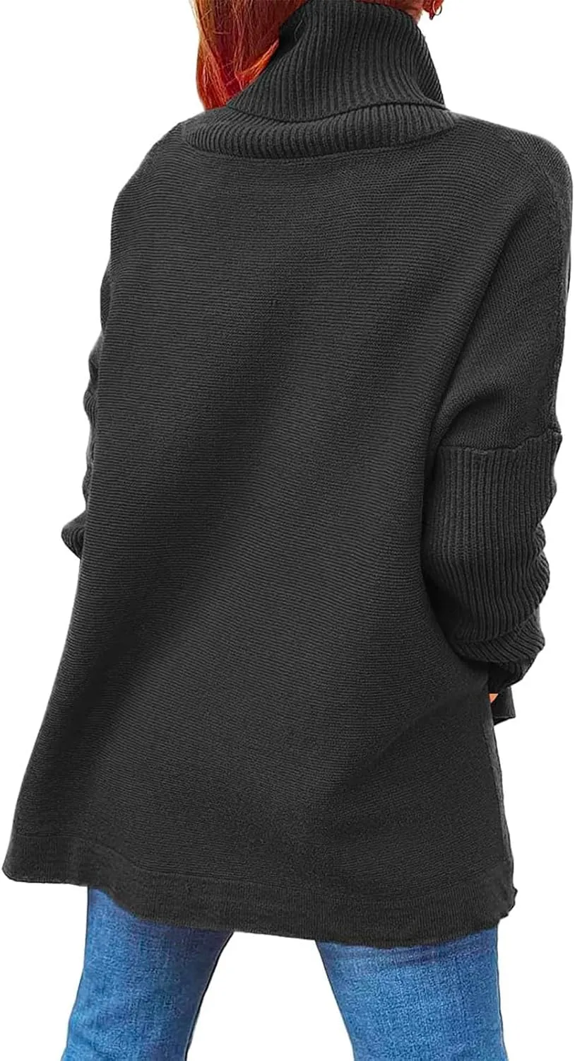 Womens Sleeve Loose Shoulder The Casual Off Pullover Long Knitted Sweater Women's Blouse Pullover Sweater Jacket