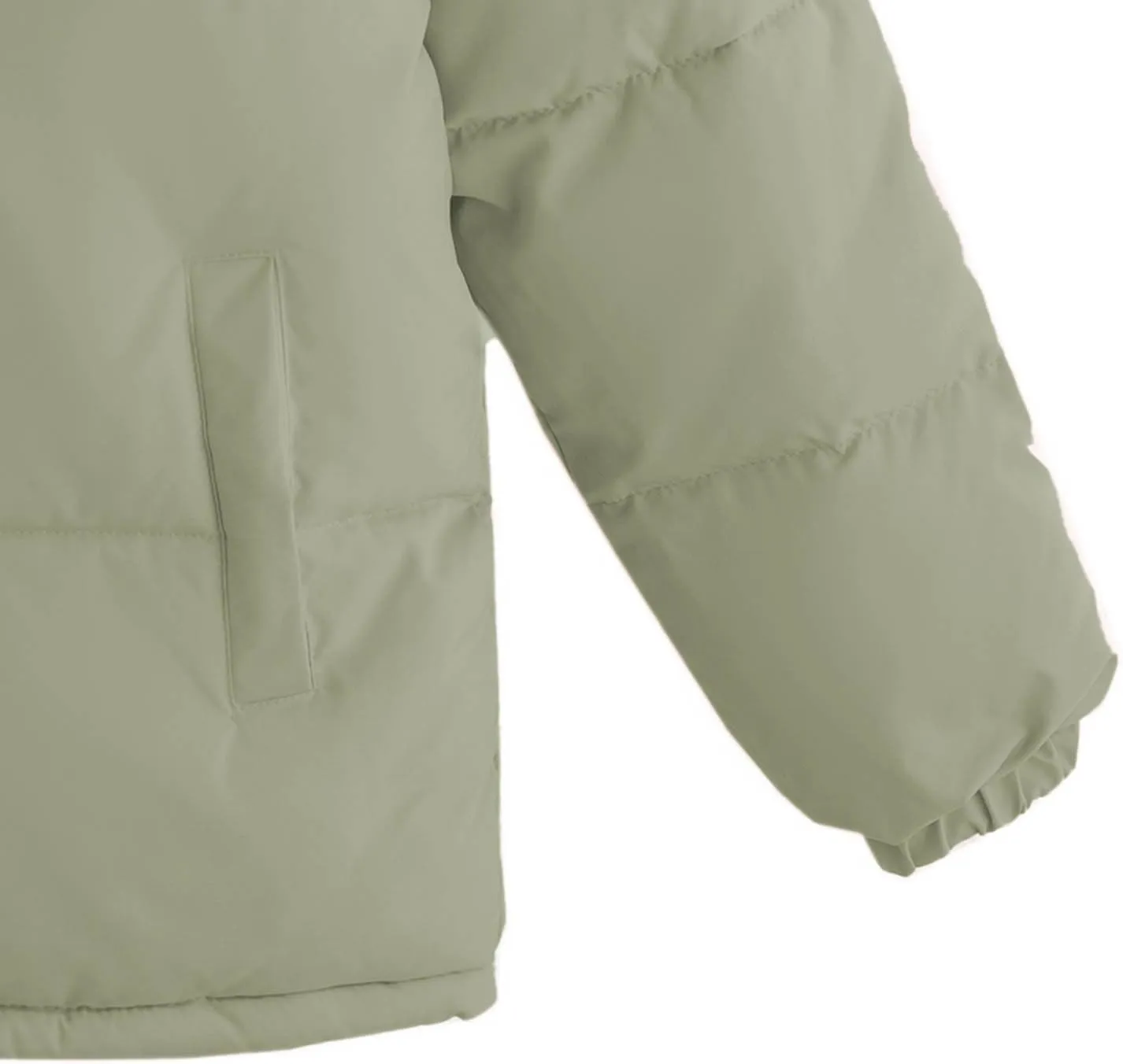 Womens Winter Quilted Jackets 2024 Long Sleeve Full Zip Puffer Jacket Coats with Pockets