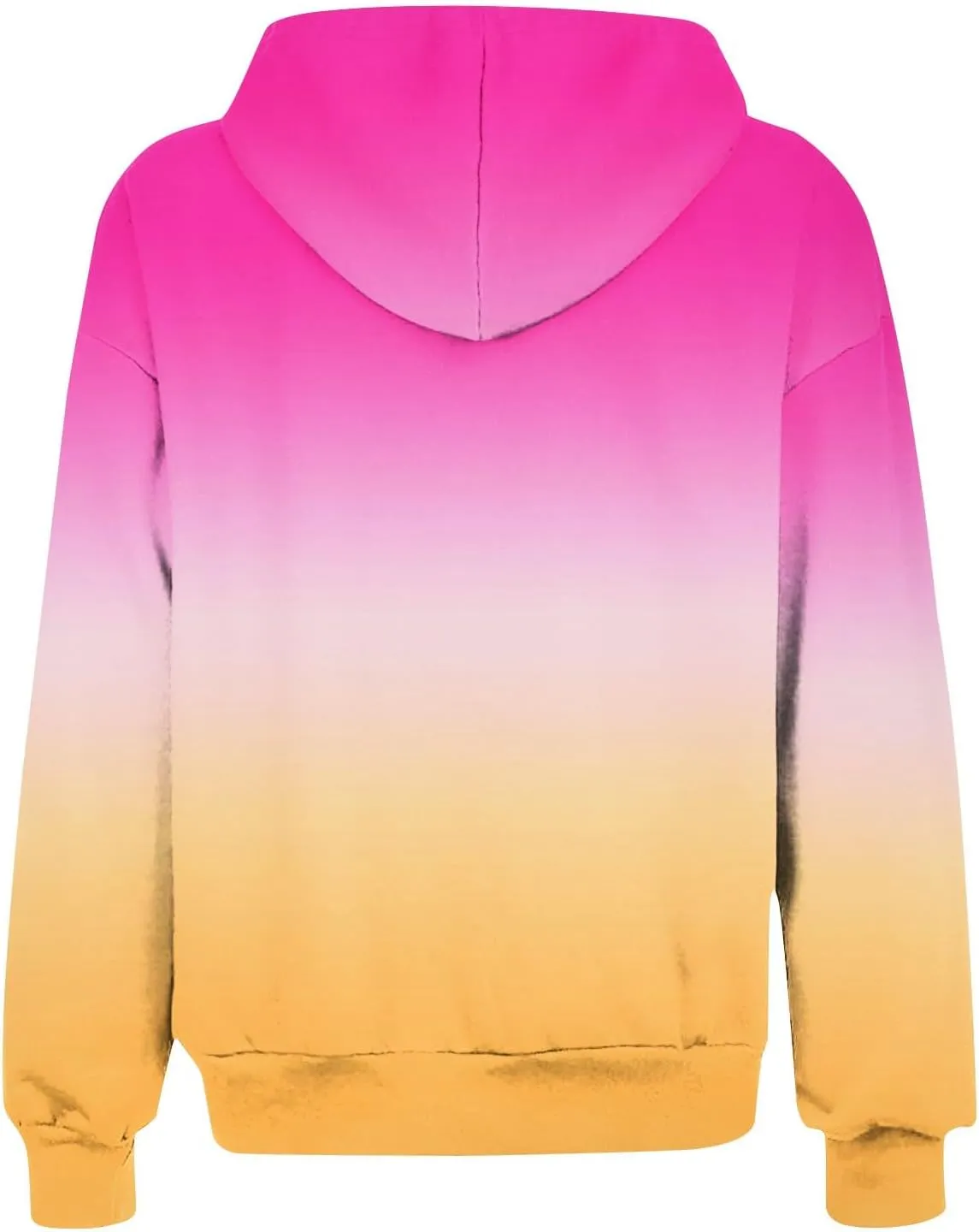 Womens Zip Up Hoodies Sherpa Lined Fleece Thermal Jacket Full Zip Long Sleeve Sweatshirts Gradient Color Shirts Coat