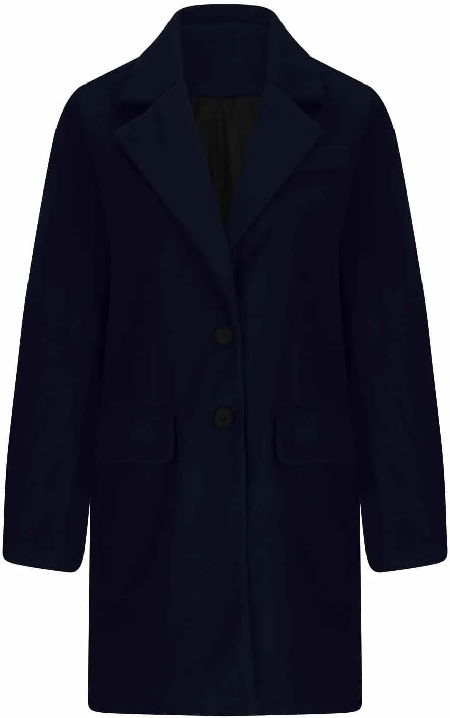 Wool Coat for Women 2024 Thicken Single Breasted Pea Coat Mid Long Stand Collar Trench Coat Winter Jackets with Pocket