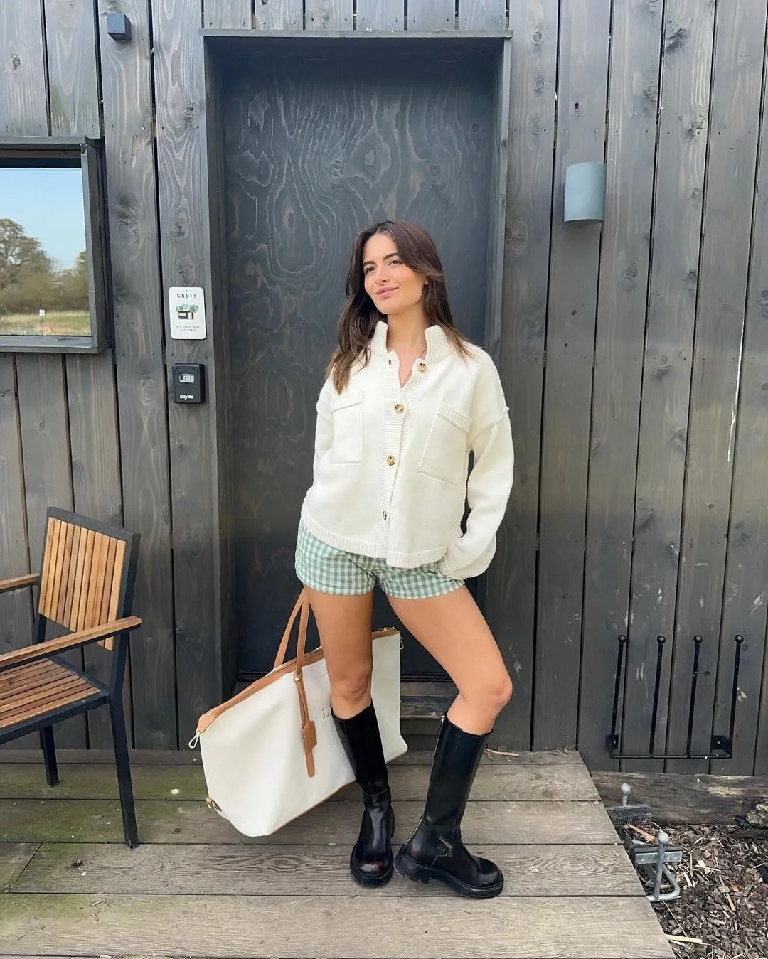 YKR Chunky Cardigan Sweaters for Women Trendy Button Up Casual Loose Knit Sweater Tops with Pockets