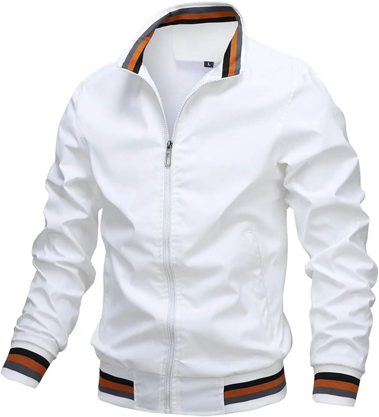 Ymosrh Mens Coats and Jackets Casual Jacket Men's Spring Autumn Sports Solid Color Coat Men Winter Jackets