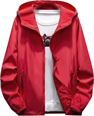 Ymosrh Mens Coats and Jackets Winter Autumn Casual Color Plus Size Hoodie Zipper Outdoor Sport Coat Jackets Fashion