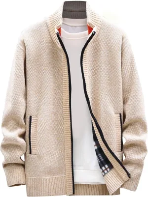 Ymosrh Mens Jackets and Winter Men's Fashion Loose Cardigan Warm Lapel Hooded Jacket Sweater Lightweight Rain Jacket